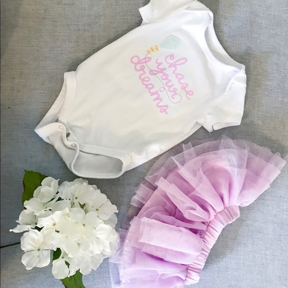 Baby Girl Onesie and Tutu Set